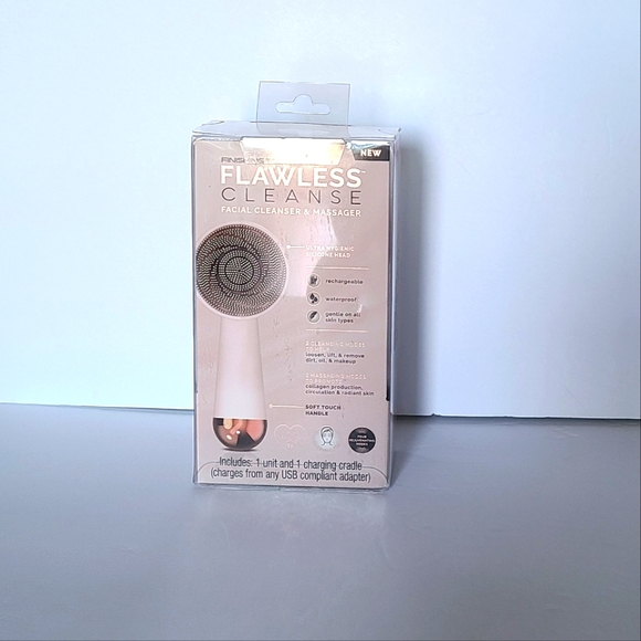 Finishing Touch Flawless Cleanse Massager Rechargeable 4 Modes New in Package - Picture 2 of 5